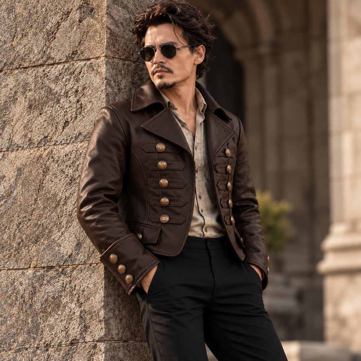 漬物　50,60sネイビースタンドカラージャケット. ジョニーデップ！ Johnny depp jacket - Etsy 日本