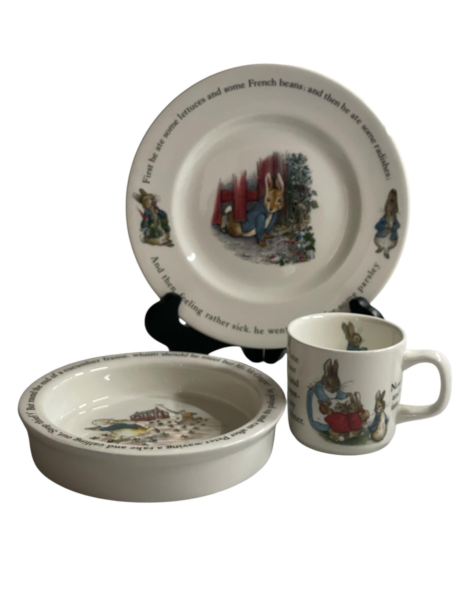 Wedgwood Peter Rabbit Set - Etsy