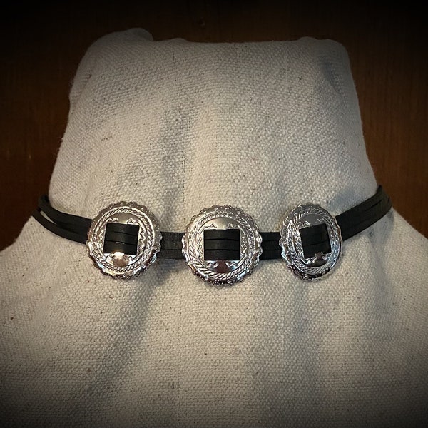 Three Concho Choker