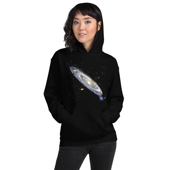 Andromeda Galaxy Hoodie Unisex Space themed Sweatshirt Cozy Astronaut Apparel Unique Gift for Him Her Etsy UK