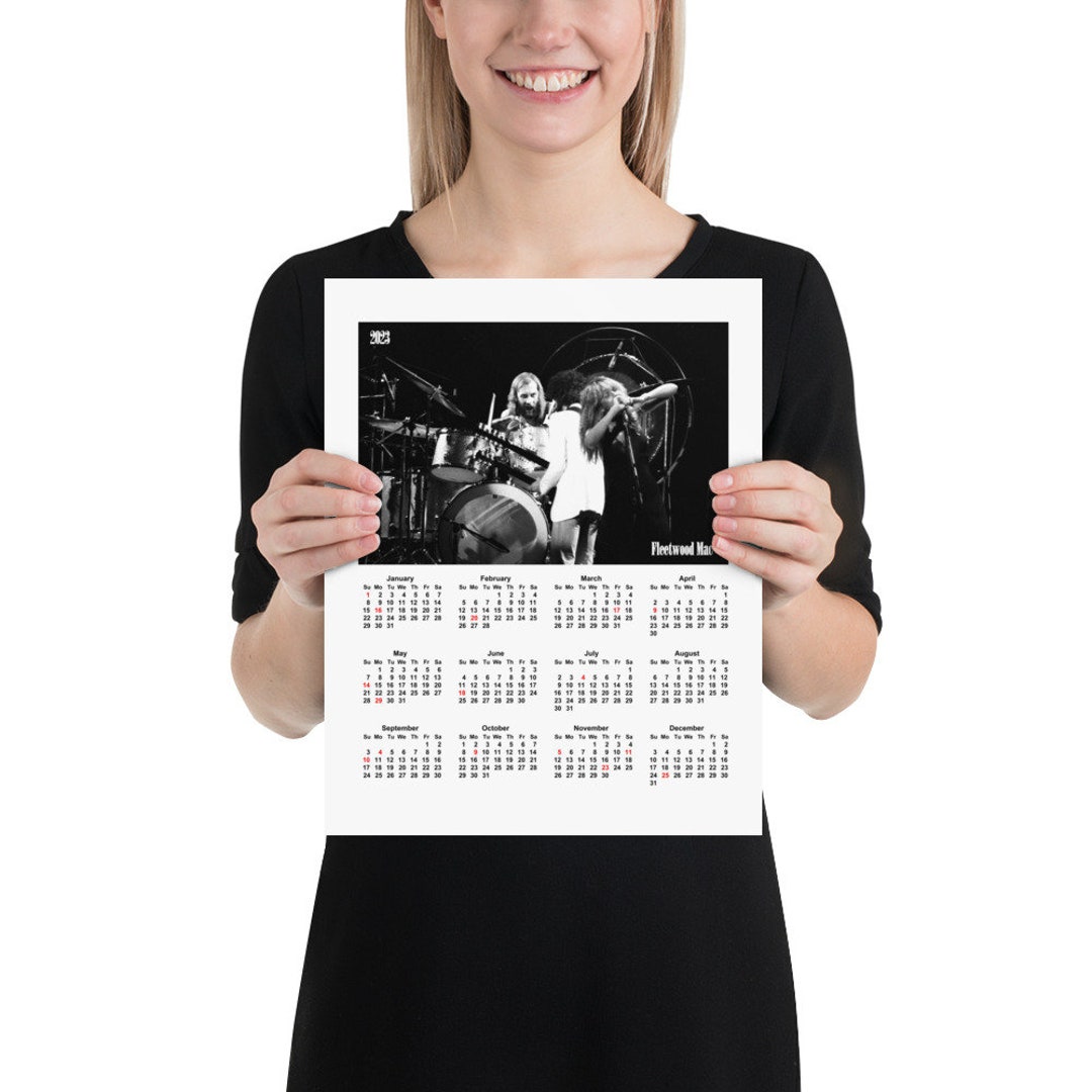 Fleetwood Mac in Berkeley 2023 Calendar Etsy