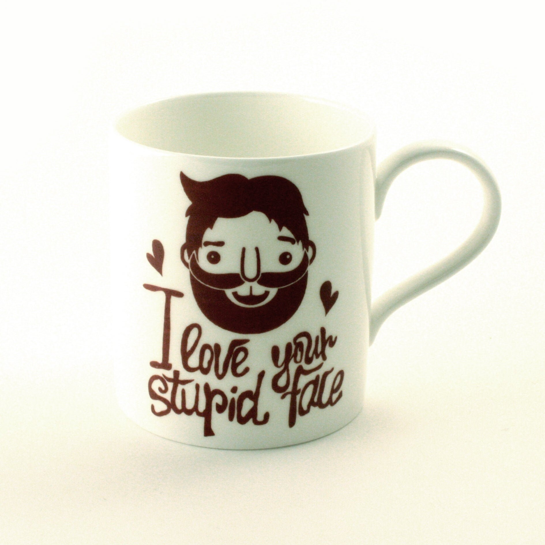 Sweet Gift Mug I Love Your Stupid Face Valentine's Mug lockdown gift Valentine’s Day Mug Gift for him