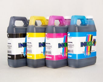InkSol™ Tinta ecosolvente a base de agua (CMYK) de 1000 ML