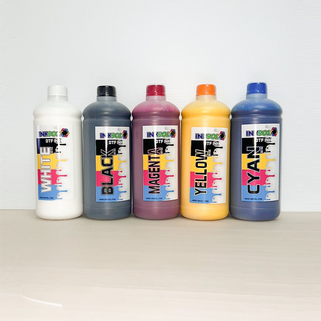 Dtk Ink DTF Ink - 5 Pack (CMYKW) - Etsy
