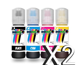 Paquete doble de 8 tintas ecosolventes a base de agua InkSol™