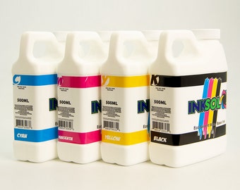 InkSol™ 500ML Water-Based Eco-Solvent Ink (CMYK)