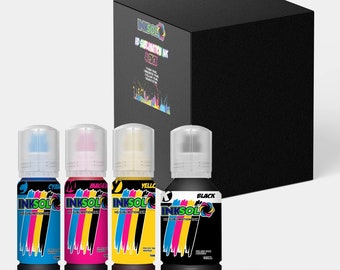 Tinta de sublimación de alta definición InkSol® (paquete de 4)