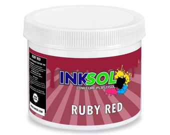 InkSol™ Low Cure Plastisol Ruby Red