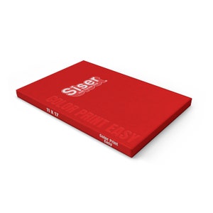 May include: Red box with the text "Siser Heat Transfer Vinyl" and "Color Print Easy" on the front. The box is 11 x 17 inches.