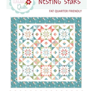 Nesting Stars Quilt Pattern (from Primrose Cottages Quilts) a Paper Pattern