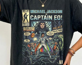 Michael Jackson Tee, T-shirt Captain EO, Moonwalker, King of Pop
