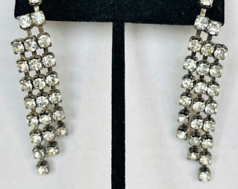 Vintage dangle earrings for women and girls party earrings Art Deco vintage earrings Used