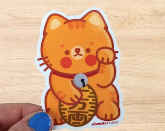 Maneki Neko - Vinyl Sticker | Glossy finish