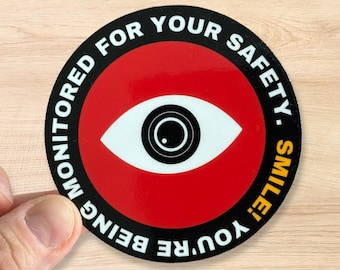 1984 Dystopian - Vinyl Sticker | Glossy finish