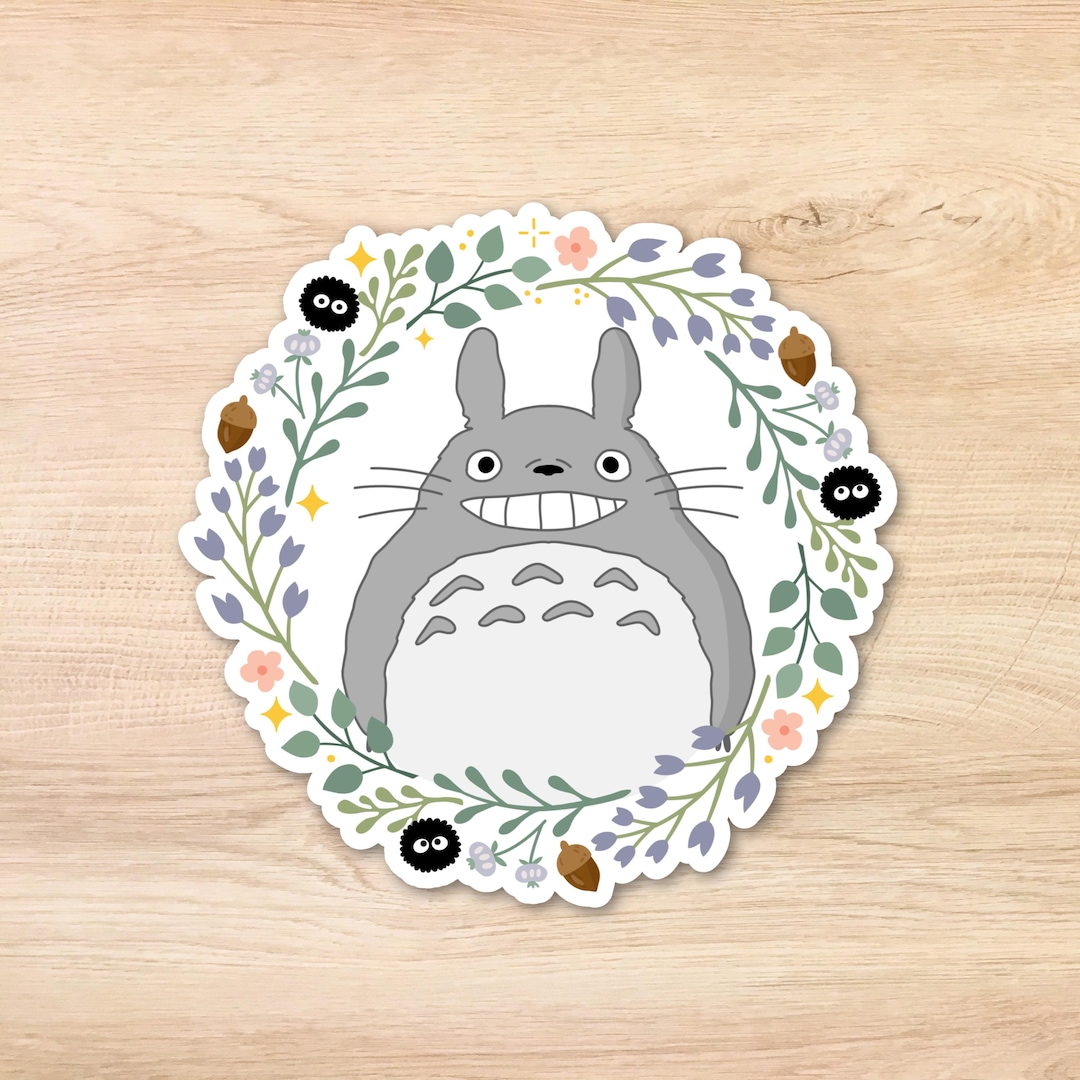 Totoro Sticker, Studio Ghibli, Ghibli Sticker Anime Hayao Miyazaki ...