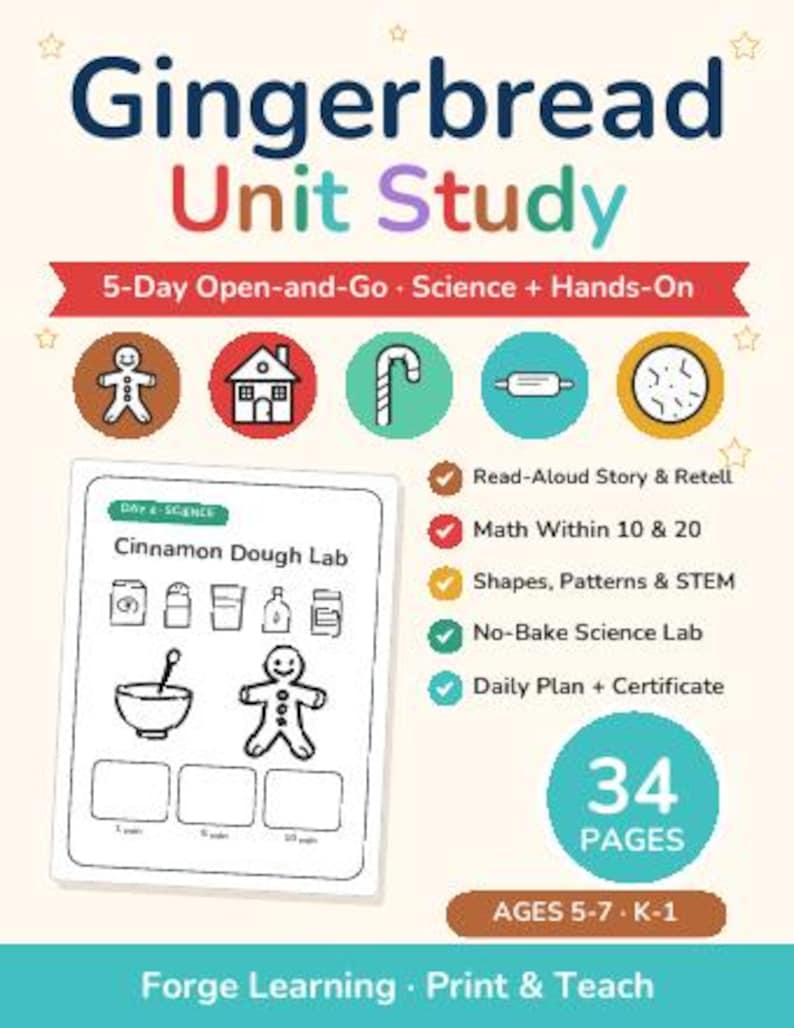 Christmas Worksheets Bundle Kindergarten | Christmas Mega Bundle, Morning Work, Unit Study, Busy Binder, Homeschool Printable image 4