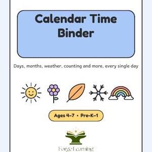 Homeschool Planner Bundle | Homeschool Starter Kit, Record Keeping Spreadsheet, Calendar Time Binder, Attendance Tracker Printable image 3
