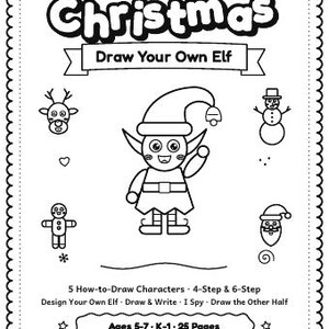 Christmas Worksheets Bundle Kindergarten | Christmas Mega Bundle, Morning Work, Unit Study, Busy Binder, Homeschool Printable image 8