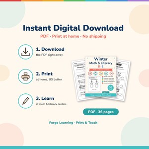 Instant digital download PDF, print at home on US Letter, 36 pages, no shipping