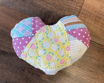 Vintage Farmhouse Heart Shape Pillow