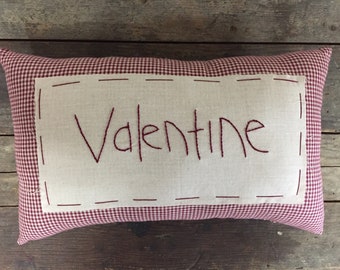 Handmade Valentine Pillow