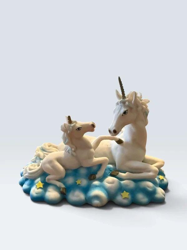 80s Unicorn Figurine - Etsy