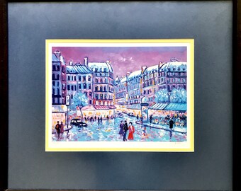Christo and Jean Claude Silver Framed Wall of Drum Barrels Paris France Made to Order 15x12
