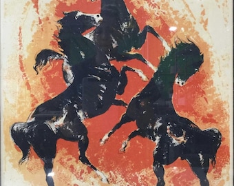 Denes De Holesch - (1910 - 1983) Arabian Horse Lithograph Hand Signed Limited Edition