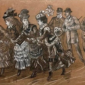 Betty H. Baker -  Original Drawing, by Midwest Artist Betty Haynes Baker, Unsigned.