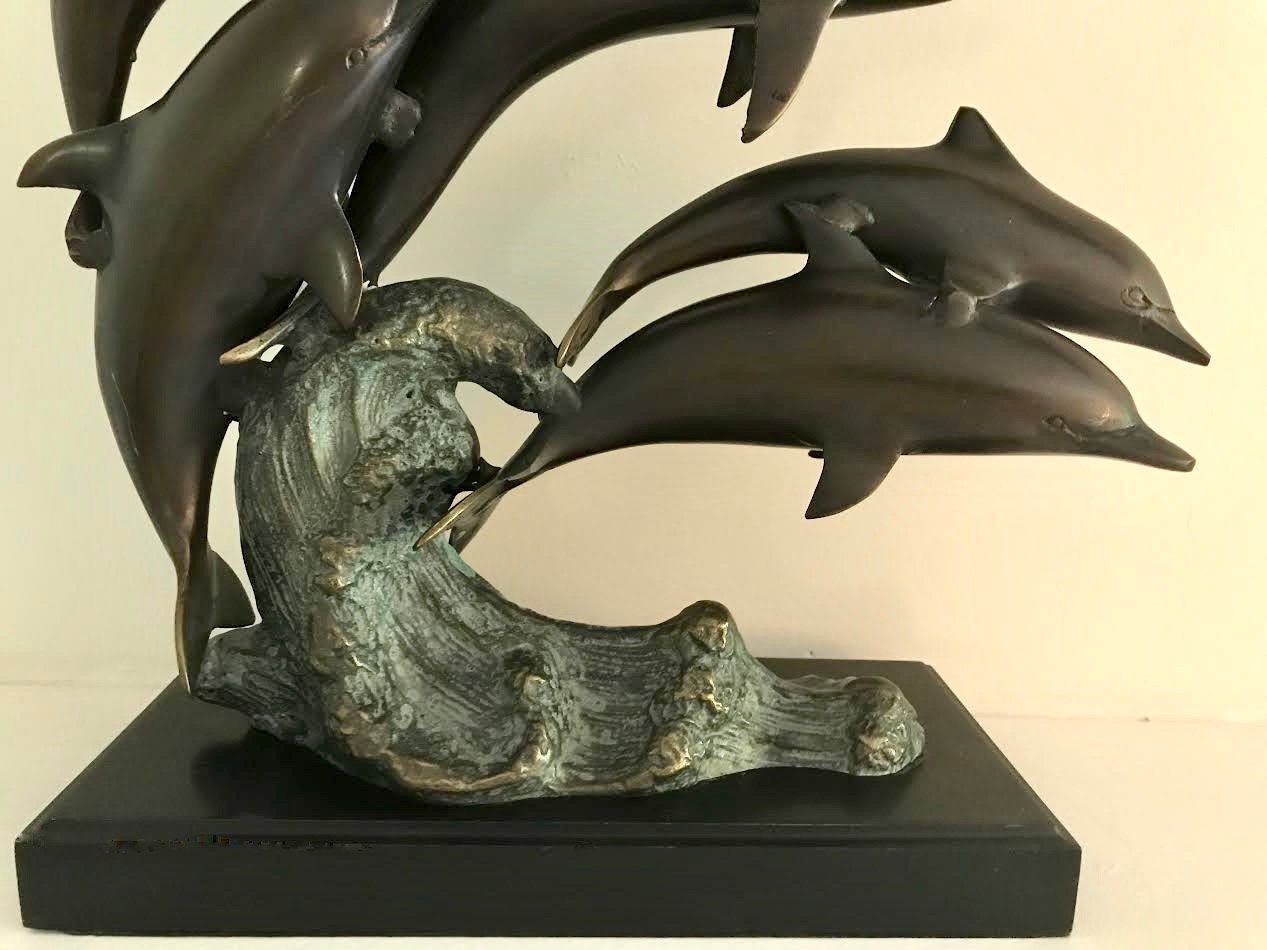 イヴ・ロエ彫刻　the Dolphins イヴ・ロエ彫刻 the Dolphins