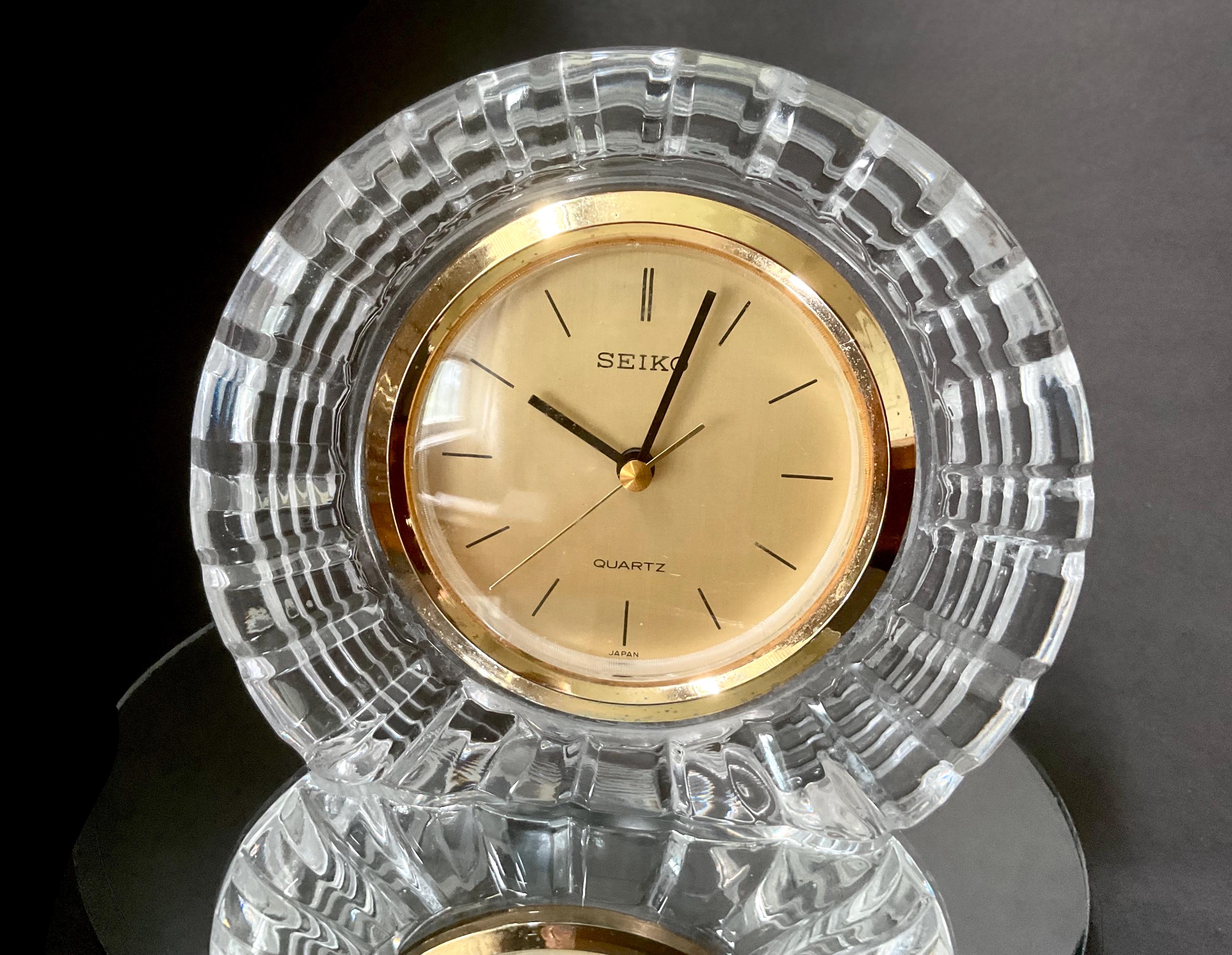 Seiko Vintage Table Clock - Etsy