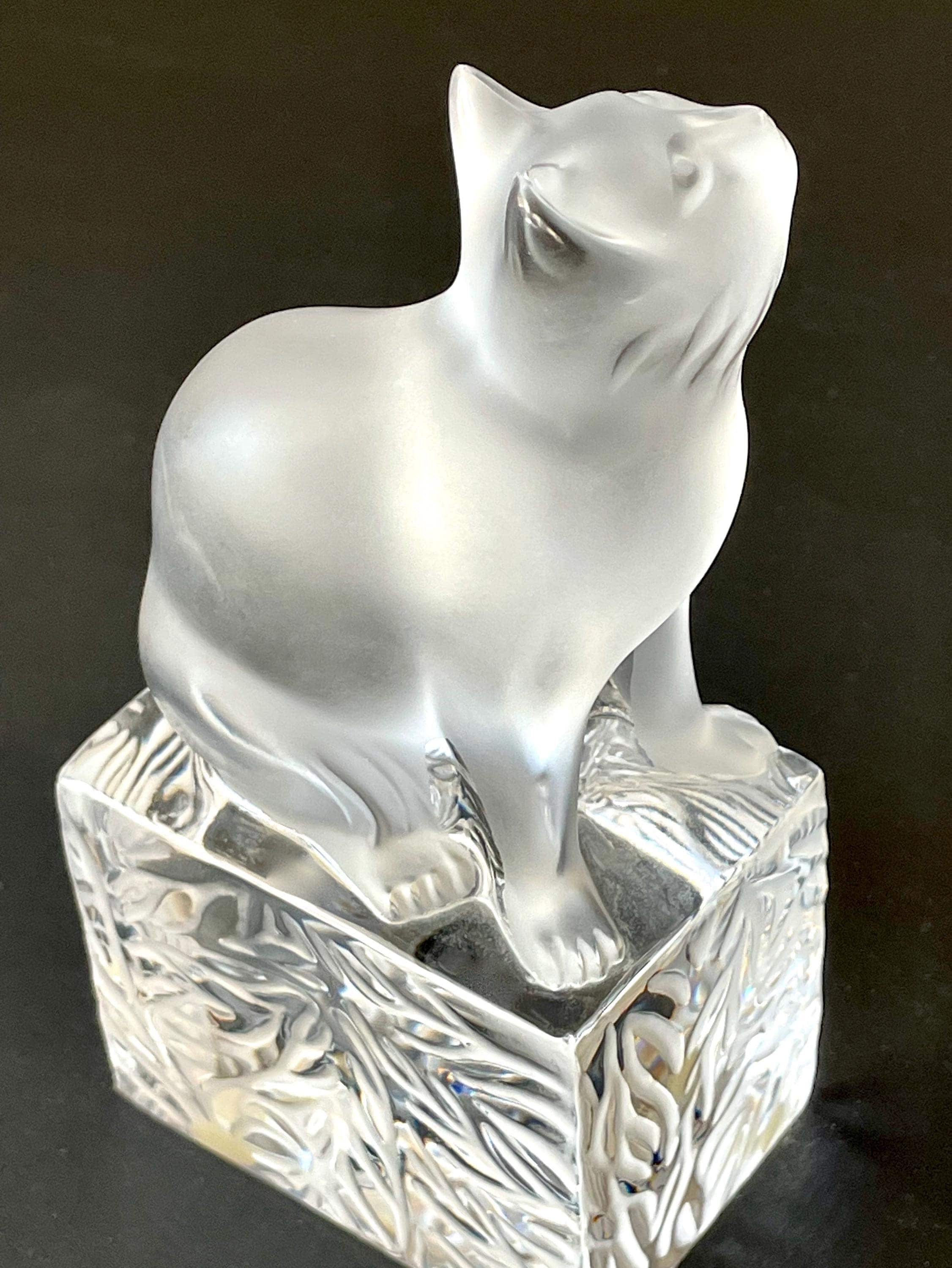 Lalique Cat - Etsy Lalique Cat - Etsy