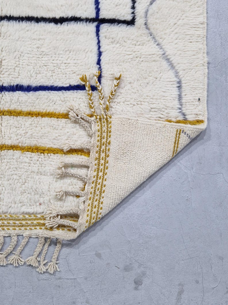 Moro Con Rugs Pattern Moroccan Berber Rugs - Handmade Beni Mrirt Moroccan Wool Rug Geometric ...
