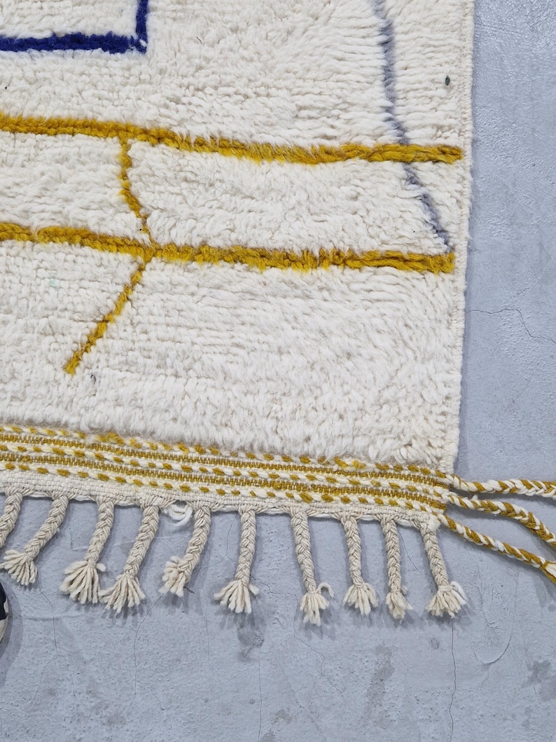Moro Con Rugs Pattern Moroccan Berber Rugs - Handmade Beni Mrirt Moroccan Wool Rug Geometric ...