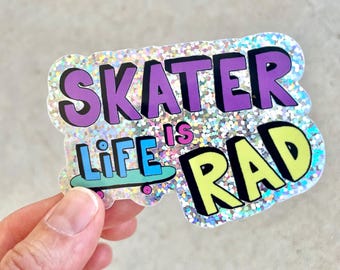 Skater Life Is Rad Sticker