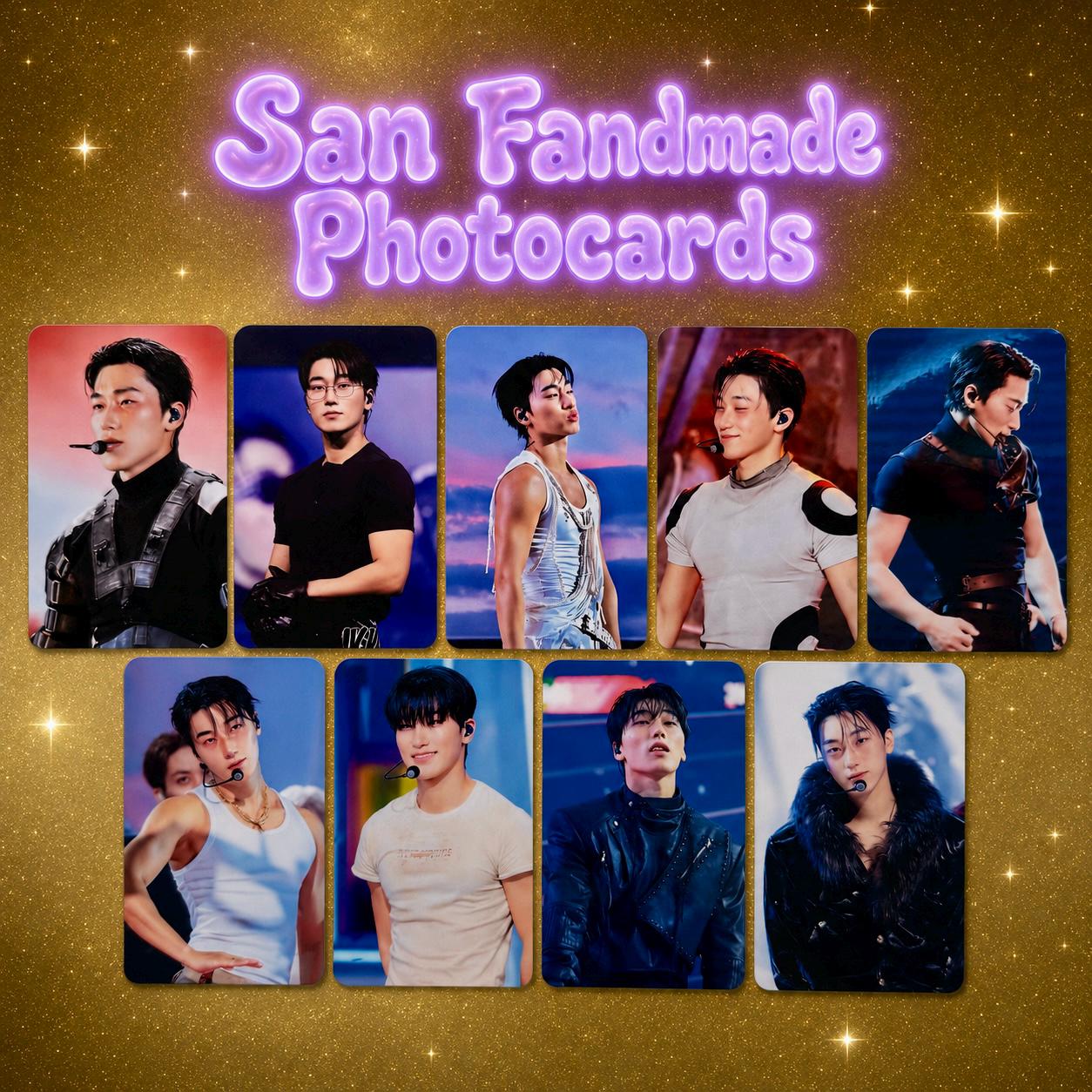 Ateez San Photocards - Etsy