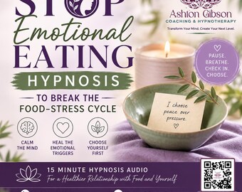 Stop Emotional Eating Hypnosis | Break Food-Stress Cycle (15-Minute Audio)
