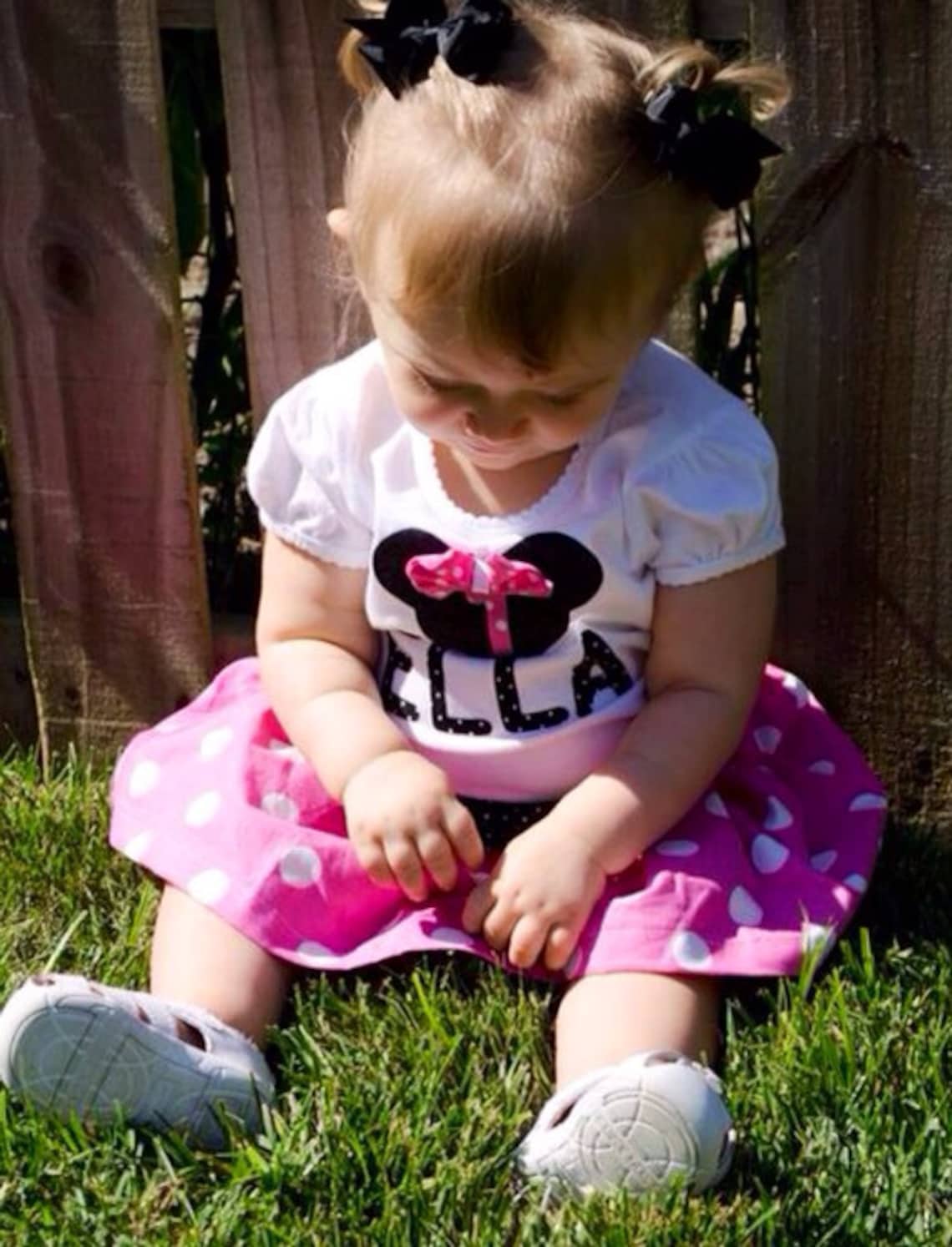 Minnie Mouse PINK Outfit Dress First Birthday Party Red Skirt - Etsy
