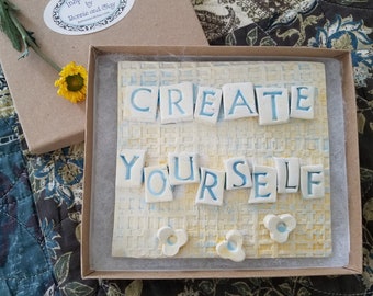 Create Yourself - Handmade tile