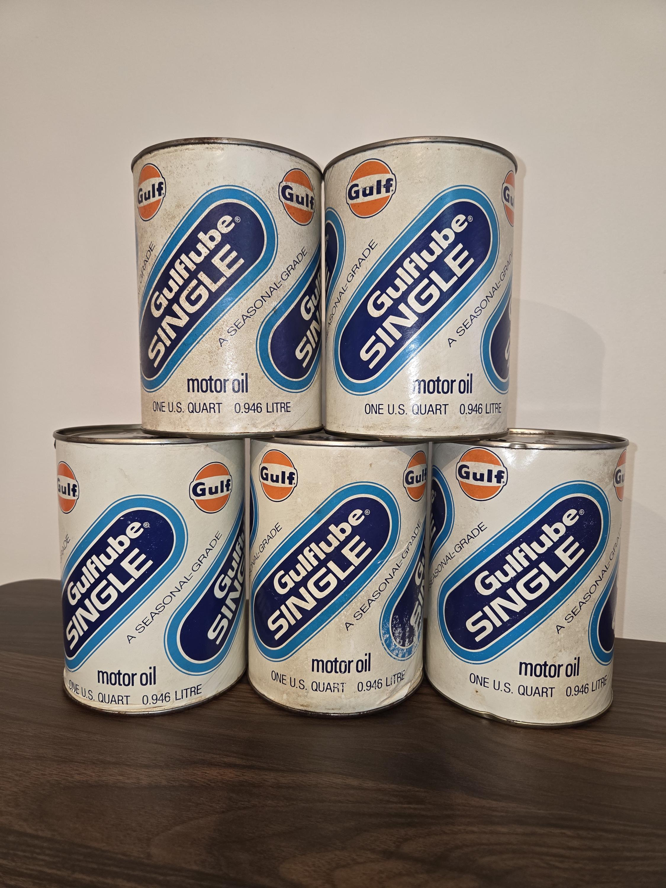 Vintage Gulf Oil Can - Etsy