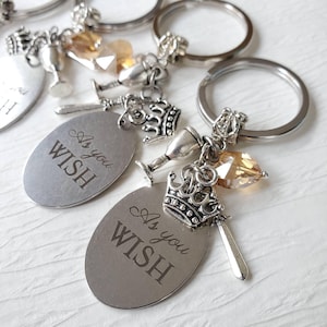 As You Wish Princess Bride keychain True Love Movie Fans