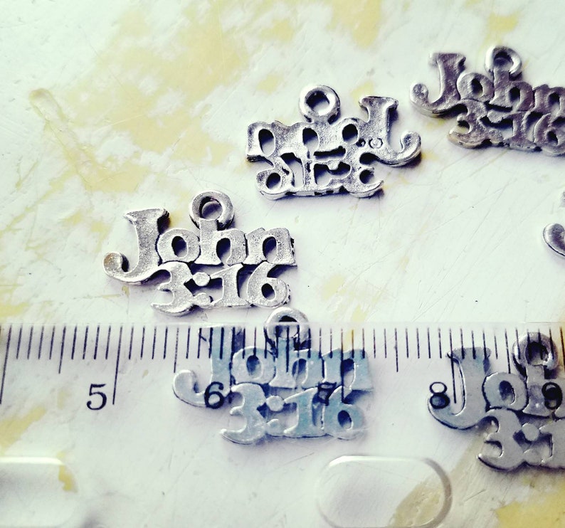 Over 100 John 316 charms pewter lead free cadmium free pewter charms silver color lot of 12 25 50 pieces add stainless steel 5mm jump rings