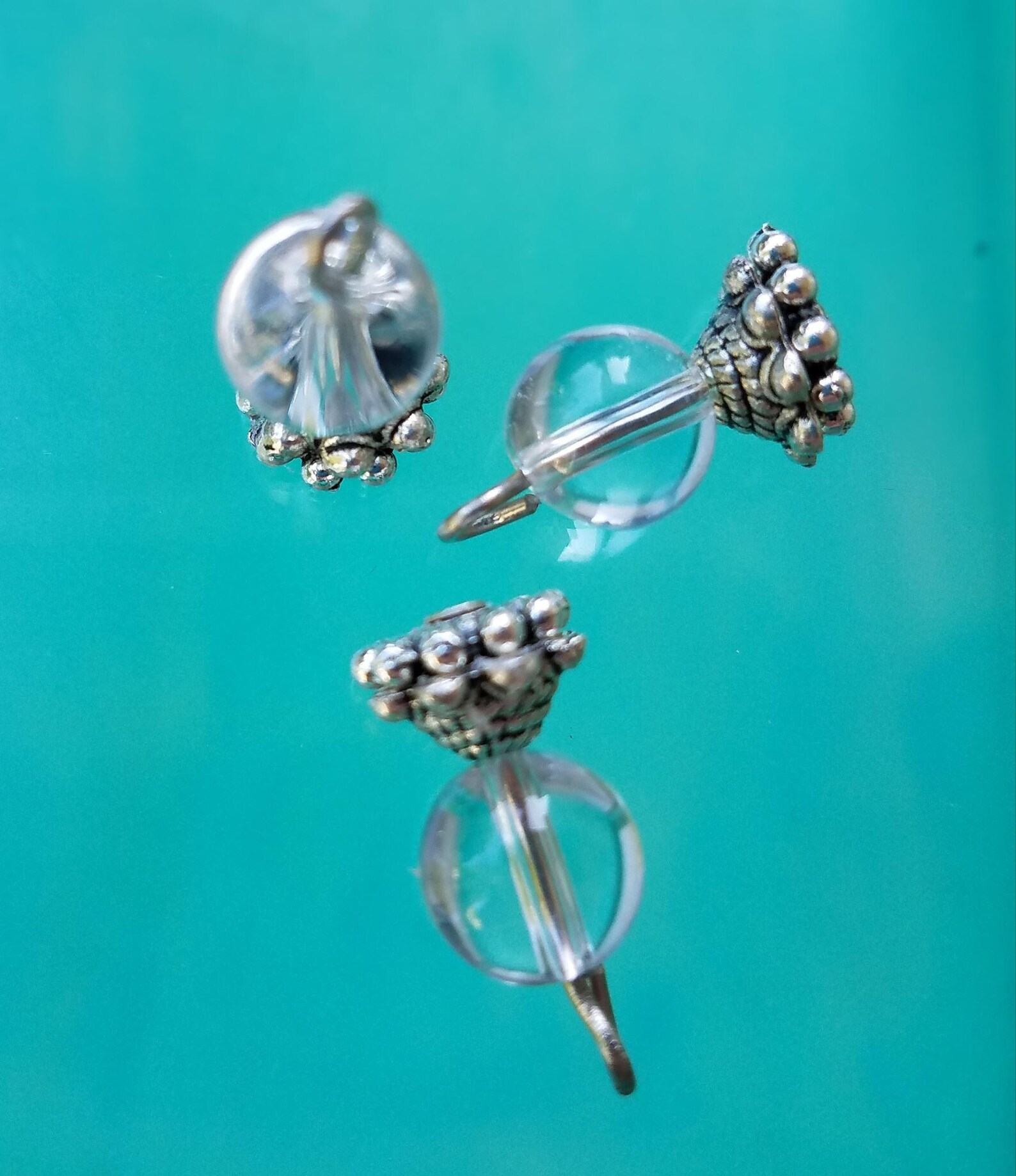 Crystal Ball Charm Crystal Ball Charms Lot Glass Crystal Etsy