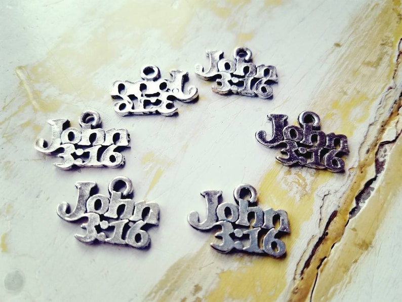 Over 100 John 316 charms pewter lead free cadmium free pewter charms silver color lot of 12 25 50 pieces add stainless steel 5mm jump rings