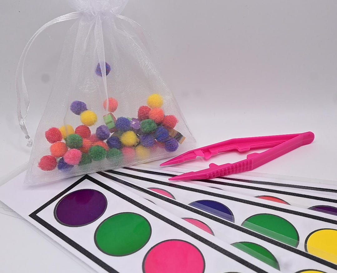 Fine Motor Tweezer Game ⧫ Occupational Therapy ⧫ Finger Strengthening ...