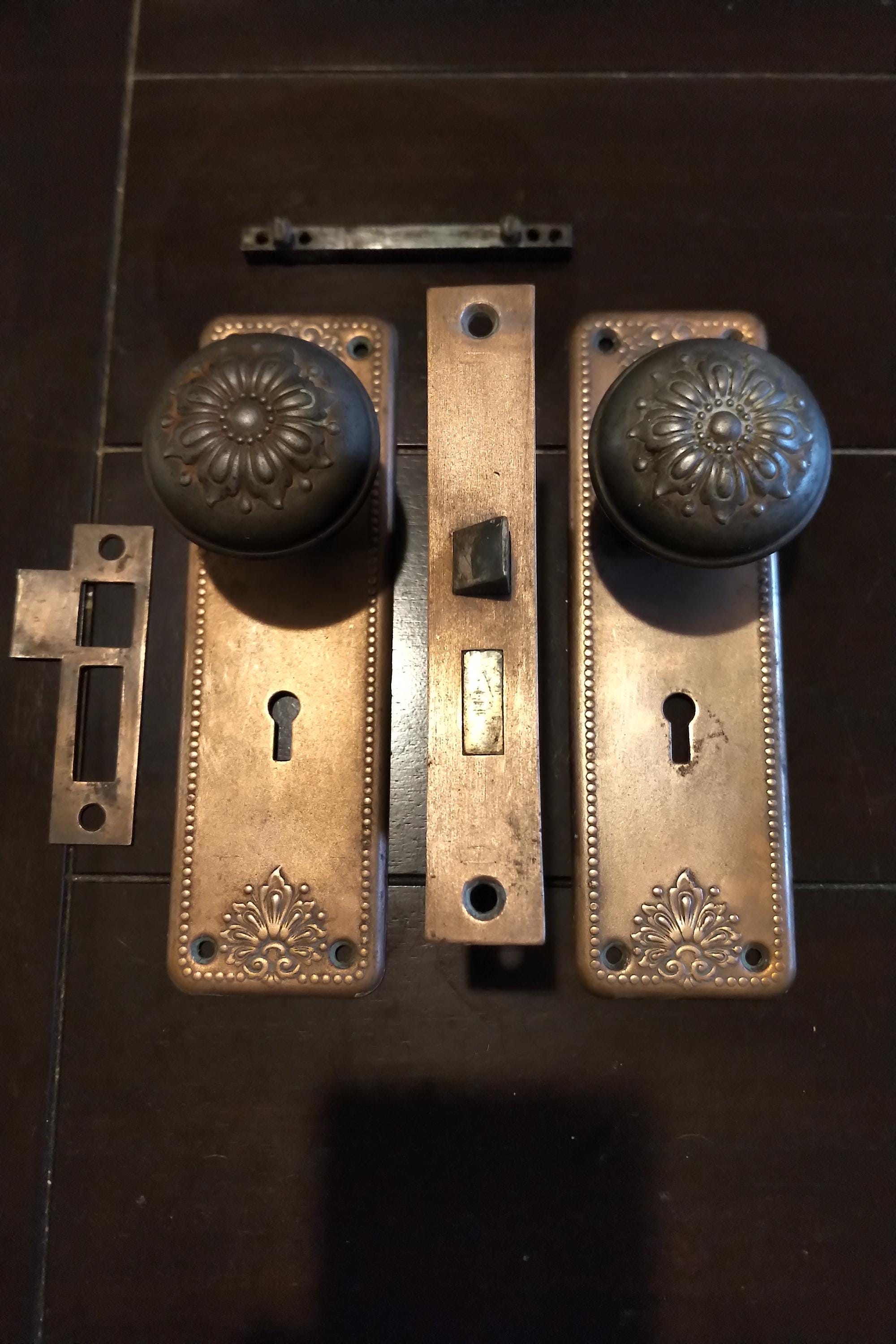 「SARGENT USA刻印 アンティーク ガラスドアノブ」 Sargent Door Knobs - Etsy