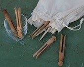 Vintage Lavender Clothespegs (set of 20)