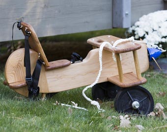 wooden airplane ride on toy plans