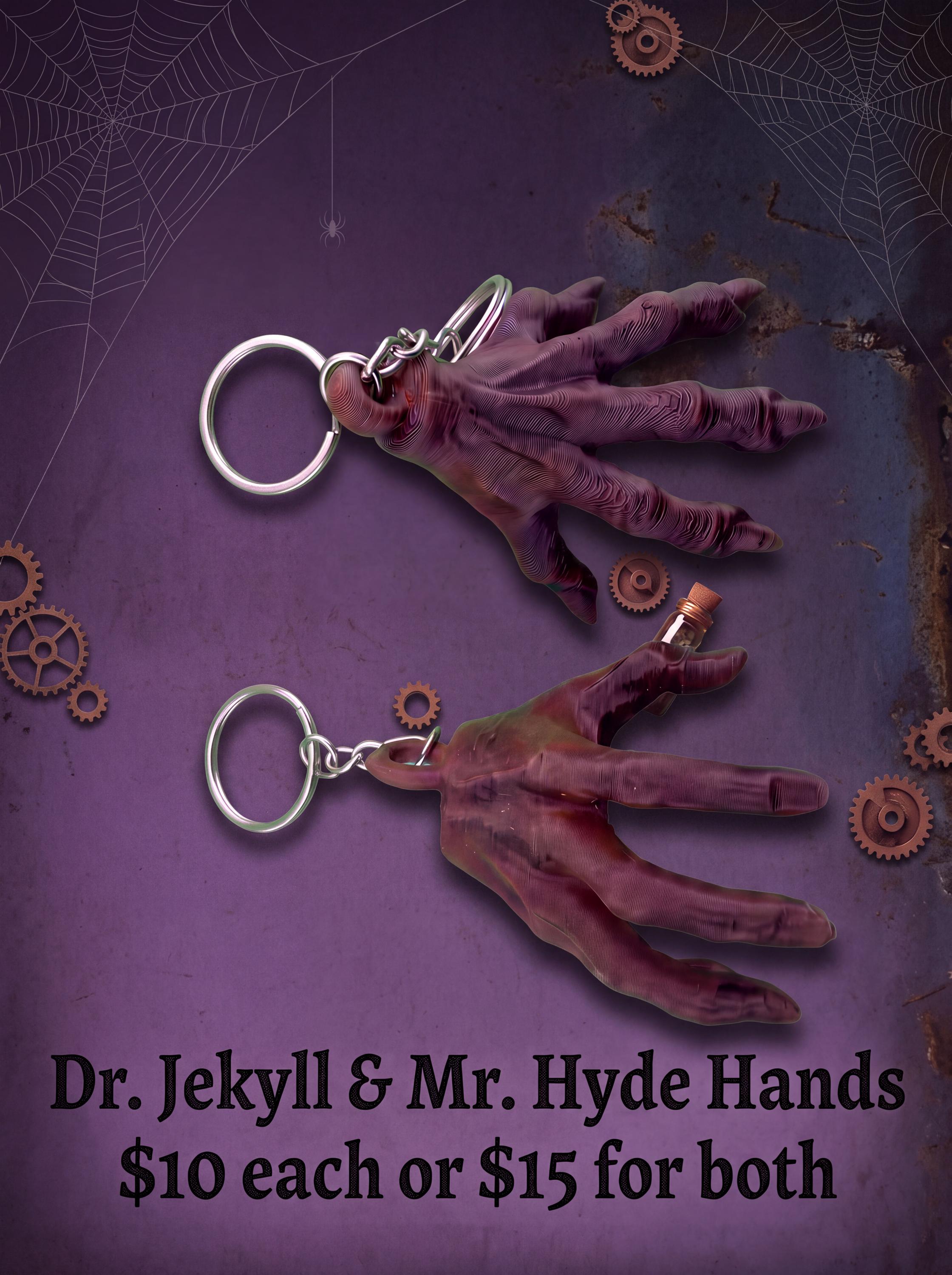 Jekyll and Hyde Keychain - Etsy