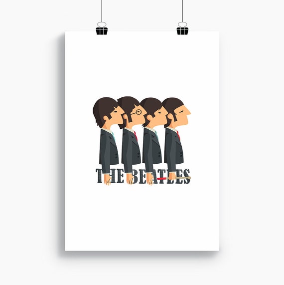 Ilustración "The Beatles".